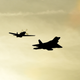 Illustration for article titled Play Fight: Lightning II, Raptor, Rafale, and Typhoon Compete For An Atlantic Trident